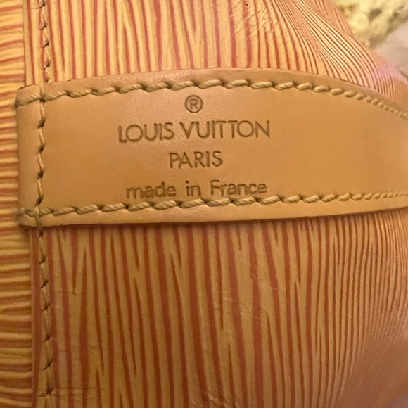 Louis Vuitton Yellow EPI Leather Petit Noe - Picture 13 of 13